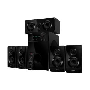 Speakers   SVEN "HT-210"  125w / 50w+5*15w, USB, SD, FM, Display, RC, Black