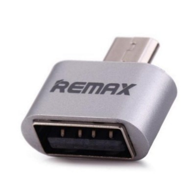 Remax micro OTG USB Adapter Silver