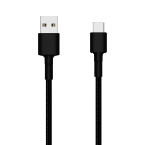 Type-C Cable Xiaomi, Braided, 1M, Black