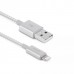 Moshi iPhone Lightning USB Cable, Integra Silver