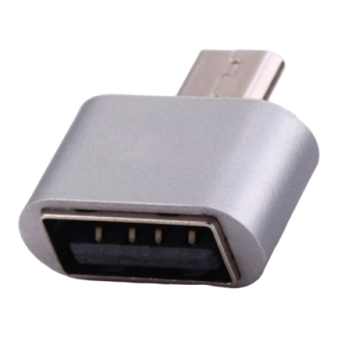 Remax micro OTG USB Adapter Silver