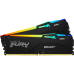 64GB DDR5-6000MHz  Kingston FURY Beast RGB (Kit of 2x32GB) (KF560C40BBAK2-64), CL40-40-40, 1.35V,Blk