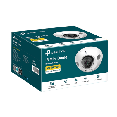 TP-Link "VIGI C230I Mini", 2.8mm, 3MP, Dome Network Camera, IK08, PoE