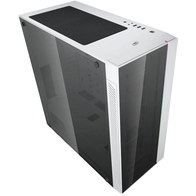 Case ATX Deepcool MATREXX 55 V3 ADD-RGB 3F, w/o PSU, 3x120mm,Tempered Glass, RGB, USB3.0, White