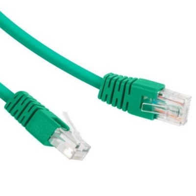  0.25m, Patch Cord  Green, PP12-0.25M/G, Cat.5E, Cablexpert, molded strain relief 50u" plugs