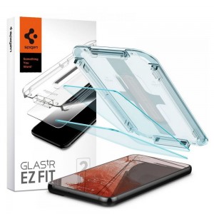 Spigen Samsung S22+, EZ FIT, 2pcs, Tempered Glass