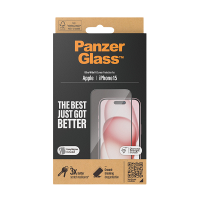 PanzerGlass Apple iPhone 15 UWF wA