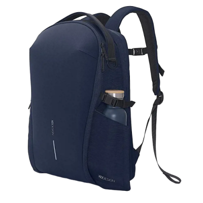 Backpack Bobby Bizz, anti-theft, P705.935 for Laptop 15.6" & City Bags, Navy