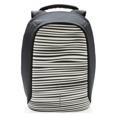 14" Bobby compact anti-theft backpack, Zebra, P705.651