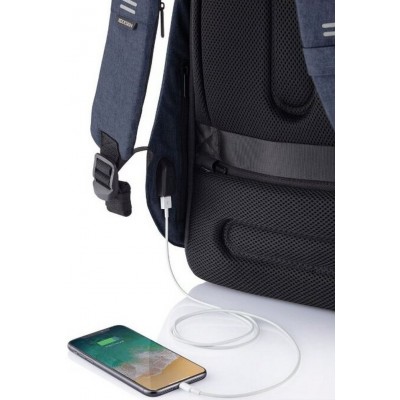 15.6" Bobby  Hero Regular anti-theft backpack, Navy, P705.295
