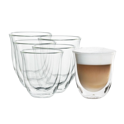 Glass cups De'Longhi 190ml 6pcs