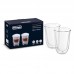 Glass cups De'Longhi 330ml 2pcs