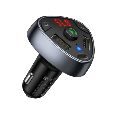 FM Transmitter Hoco, Bluetooth, E51, Black