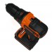 Drill/Driver Black+Decker (BDCDD186KB-QW) 18V Li-Ion 2x1.5 Ah + Kitbox, LED,2 Speed 0-1400 rpm, 30 Nm