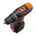 Drill/Driver Black+Decker (BCD7122CK-RU) 10.8V Li-Ion 2x1.5 Ah + Kitbox, 2 Speed 0-1400 rpm, LED, 26 Nm