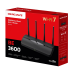 Wi-Fi 7 Dual Band MERCUSYS Router, "MR27BE", 3600Mbps, OFDMA, MLO, 1x2.5G WAN, 1x2.5G LAN, 2xGbit LAN, EasyMesh