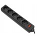 Surge Protector   5 Sockets,  4.5m, Ultra Power, black, UP3-B-15PPB