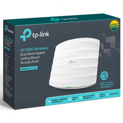 Wireless Access Point  TP-LINK "EAP330", AC1900 Dual Band Wireless Gigabit Ceiling/Wall Mount