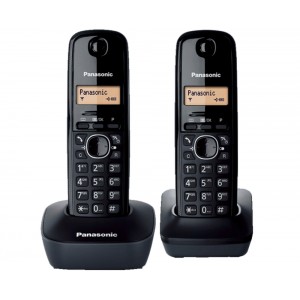 Dect Panasonic KX-TG1612UAH, Grey, AOH, Caller ID, TG1611+ optional handset