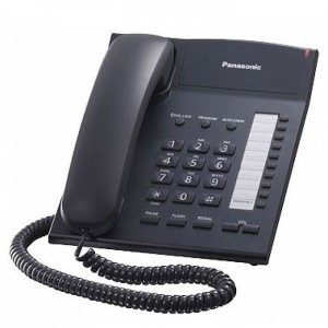 Telephone Panasonic KX-TS2382UAB, Black, Ringer Indicator, One-Touch Dialer of 20 Numbers