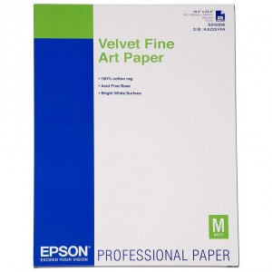 A2  EPSON Velvet Fine Art Paper A2 (25s) S042096