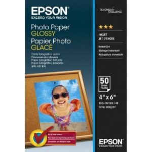 4R 200g 50p Epson Glossy Photo Paper 