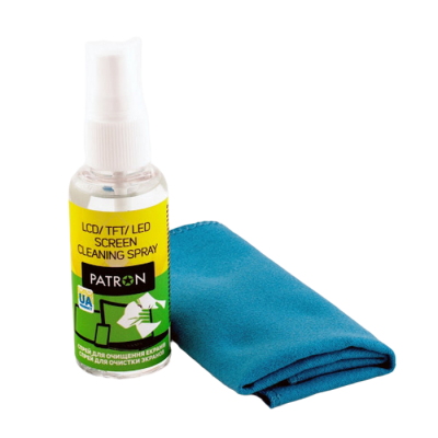 Cleaning set for screens  PATRON "F3-017" (Sprey 100ml+Wipe) Patron