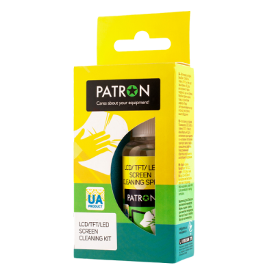 Cleaning set for screens  PATRON "F3-015" (Sprey 50ml+Wipe) Patron
