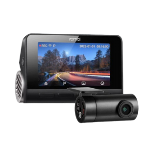 70mai Dash Cam A810, HDR 4K with RC12 Rear cam, Black