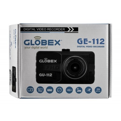 Videoregistrator DVR Globex GU-112 Black