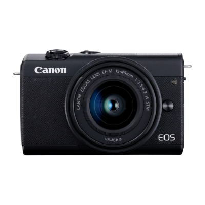 DC Canon EOS M200, Black & EF-M 15-45mm f/3.5-6.3 IS STM KIT 