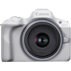 DC Canon EOS R50 White & RF-S 18-45mm f/4.5-6.3 IS STM KIT