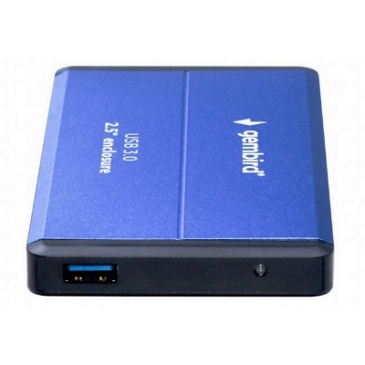 2.5" SATA HDD External Case (USB 3.0),  Blue, Gembird "EE2-U3S-2-B"