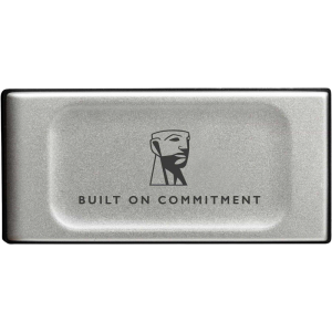 2.0TB Kingston External Portable SSD XS2000 BoC Silver, USB-C 3.2 Gen 2x2 (69.5x32.6x13.5mm, 28.9g, R/W:2K/2K MB/s)