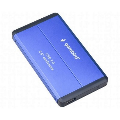 2.5" SATA HDD External Case (USB 3.0),  Blue, Gembird "EE2-U3S-2-B"