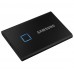 .500GB (USB3.2/Type-C) Samsung Portable SSD T7 Touch, FP ID, Black (85x57x8mm, 58g, R/W:1050MB/s)