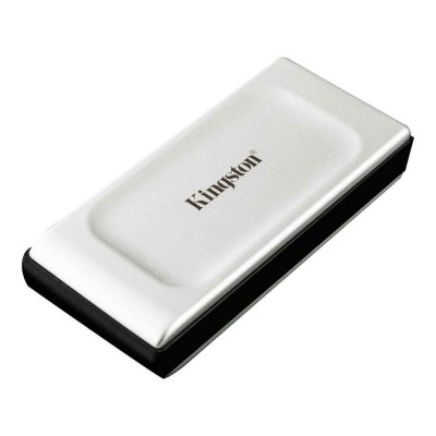 .500GB  Kingston Portable SSD XS2000 Silver, USB-C 3.2 (69.5x32.6x13.5mm, 28.9g, R/W:2K/2K MB/s)