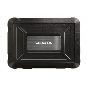 2.5"  SATA HDD/SSD External Case (USB3.0) ADATA ED600, Black, IP54 Water/Dust Resistance