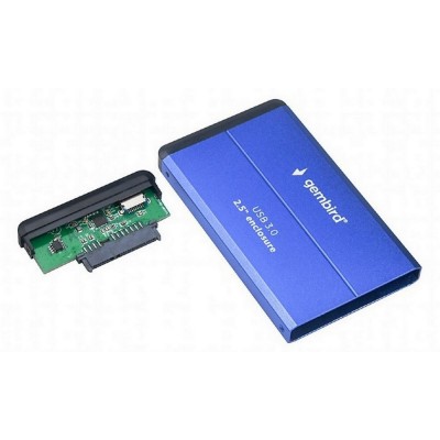 2.5" SATA HDD External Case (USB 3.0),  Blue, Gembird "EE2-U3S-2-B"