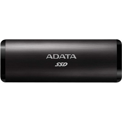 .512GB (USB3.2/Type-C) ADATA Portable SSD SE760 Black (122x44x14mm, 95g, R/W:1000/800MB/s)