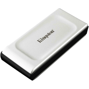 1.0TB  Kingston Portable SSD XS2000 Silver, USB-C 3.2 (69.5x32.6x13.5mm, 28.9g, R/W:2K/2K MB/s)