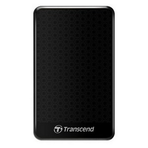 2.0TB (USB3.1) 2.5" Transcend "StoreJet 25A3", Black, Anti-Shock, One Touch Backup