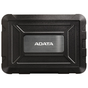 2.5"  SATA HDD/SSD External Case (USB3.0) ADATA ED600, Black, IP54 Water/Dust Resistance