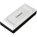 4.0TB Kingston Portable SSD XS2000 Silver, USB-C 3.2 (69.5x32.6x13.5mm, 28.9g, R/W:2K/2K MB/s)