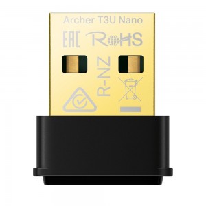 USB2.0 Nano Wi-Fi AC Dual Band LAN Adapter TP-LINK "Archer T3U Nano", 1300Mbps, MU-MIMO