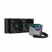 AIO Liquid Cooling Deepcool "LT520" (<32.9dBA, 85.85CFM, 2x120mm, ARGB LED, 1504g.)