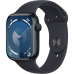 Apple Watch Series 9 GPS, 45mm Midnight Aluminium Case with Midnight Sport Band - M/L, MR9A3