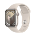 Apple Watch Series 9 GPS, 41mm Starlight Aluminium Case with Starlight Sport Band - S/M,MR8T3QI