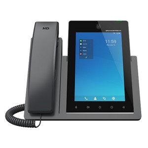 Grandstream GXV3470 Video, 16 SIP, 16 Lines, Android, 7" IPS Touch Screen, PoE, Wi-Fi 6, Black