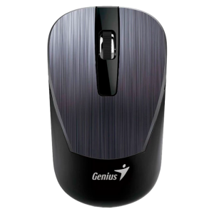 Wireless Mouse Genius NX-7015, Optical, 800-1600 dpi, 3 buttons, Ambidextrous,BlueEye,1xAA,Iron Gray